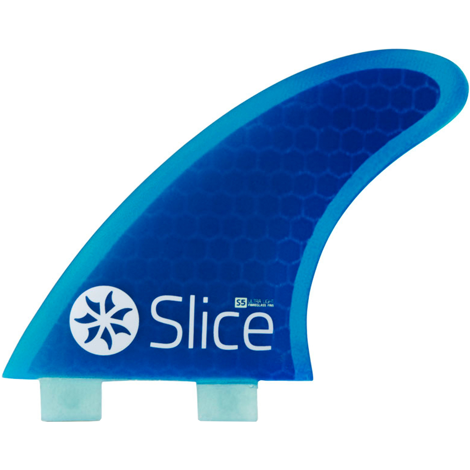 2025 Northcore Slice Ultra Light Hex Core S3 FCS Compatible Surfboard Fins SLI-01 - Blue